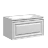Тумба подвесная SANCOS Very 790х445х406, c одним  ящиком оснащенным доводчиками, Bianco , VR80W