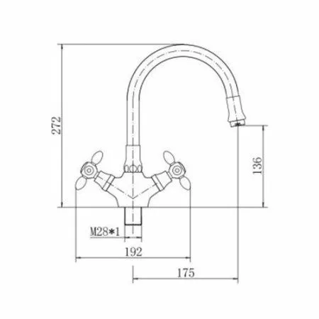 Смеситель для кухни FASHUN (A4419-B7260)