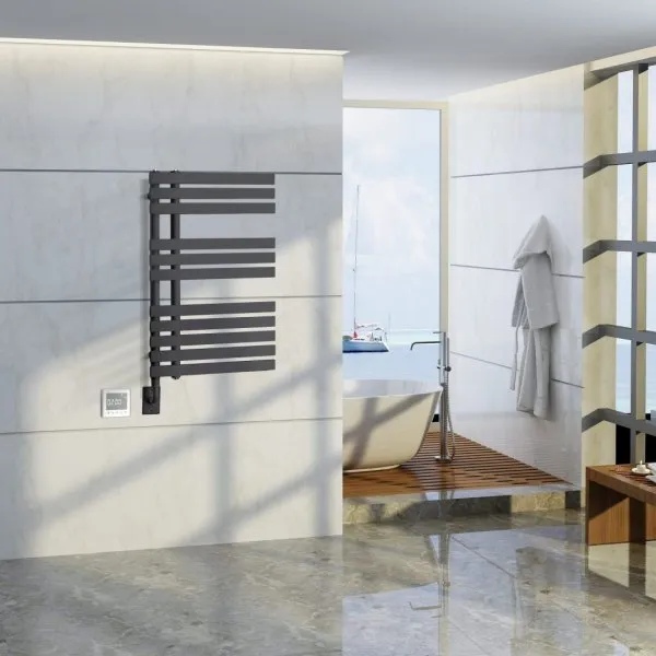 Полотенцесушитель электрический Boheme Venturo Matt black 721-B 50*89,8 см черный матовый - купить в Москве по низкой цене в интернет-магазине с доставкой по всей России | HITsant Полотенцесушитель электрический Boheme Venturo Matt black 721-B 50*89,8 см черный матовый