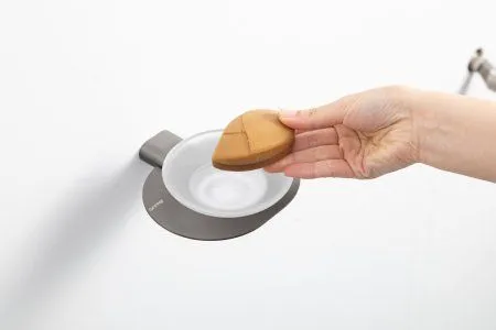 Мыльница стеклянная Gappo G3QQ09GH02TM-9PG оружейная сталь