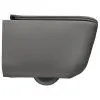 Чаша для подвесного унитаза Kerasan Tribeca 511459 безободковый, серый матовый