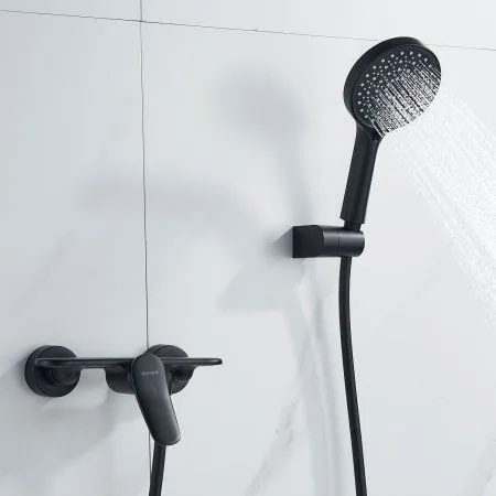 Смеситель  для душа Shevanik S4OR71TI6HSG, Черный