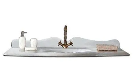 Мебельная раковина BelBagno Rococo bianco со столешницей