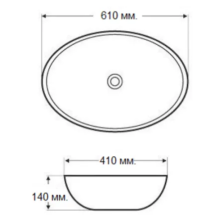 Умывальник Gid Mnc346C