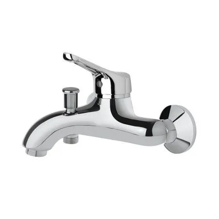 Комплект смесителя 2в1 Paini Bios 05NECRFGSEKTT1BO2VHT1BMUR для ванны с душевым комплектом, хром