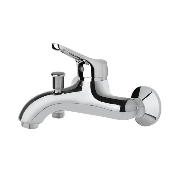 Комплект смесителя 2в1 Paini Bios 05NECRFGSEKTT1BO2VHT1BMUR для ванны с душевым комплектом, хром