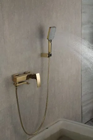 Смеситель для ванны Gappo G3207-3, однорычажный, золото