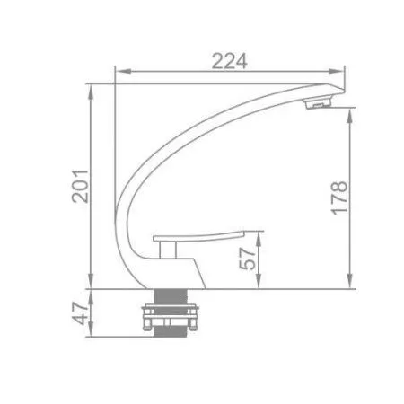 Смеситель Ledeme L1055-24 хром