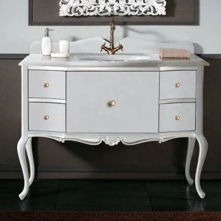 Мебельная раковина BelBagno Rococo bianco со столешницей