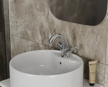 Смеситель для раковины RUSH Sakhalin (SA5350-11) - купить в Москве по низкой цене в интернет-магазине с доставкой по всей России | HITsant Смеситель для раковины RUSH Sakhalin (SA5350-11)