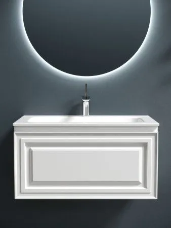 Тумба подвесная SANCOS Very 790х445х406, c одним  ящиком оснащенным доводчиками, Bianco , VR80W