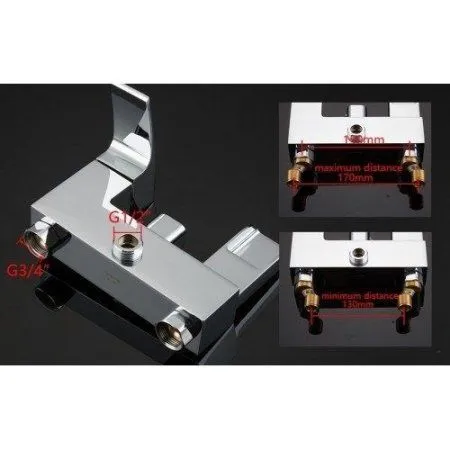 Душевая  система для ванной PVD покрытие Gappo  Jacob G2407-20, хром - купить в Москве по низкой цене в интернет-магазине с доставкой по всей России | HITsant Душевая  система для ванной PVD покрытие Gappo  Jacob G2407-20, хром