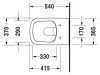 Унитаз подвесной Duravit DuraStyle 2538090000