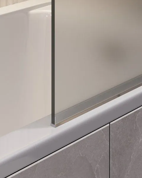 Шторка для ванны поворотная Timo TCM-80/02F-6 на монопетле 1400*800, стекло матовое 6 мм (T32)