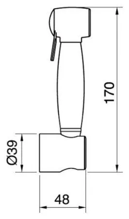 Гигиенический душ Migliore Karina 20107