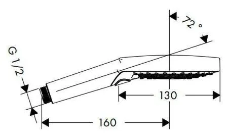Душевая лейка Hansgrohe Raindance Select 26530400 - купить в Москве по низкой цене в интернет-магазине с доставкой по всей России | HITsant Душевая лейка Hansgrohe Raindance Select 26530400