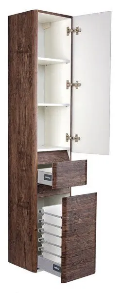 Колонна универсальная "Атлантика 35" с корзиной, Люкс старое дерево, PLUS Style Line ЛС-00000615