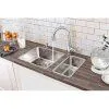Смеситель Grohe Parkfield 330215DC1 нержавеющая сталь