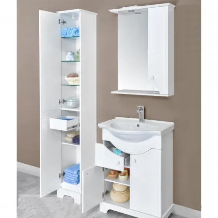 Тумба с раковиной Акватон Элен 1A218901EN010 65 - купить в Москве по низкой цене в интернет-магазине с доставкой по всей России | HITsant Тумба с раковиной Акватон Элен 1A218901EN010 65