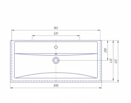 Мебельная раковина Aqwella Фостер 4640021065204 100