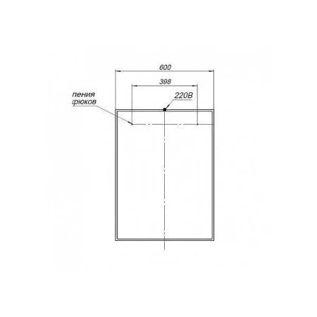 Зеркало Aquanet Nova Lite 00242620 60 белый - купить в Москве по низкой цене в интернет-магазине с доставкой по всей России | HITsant Зеркало Aquanet Nova Lite 00242620 60 белый