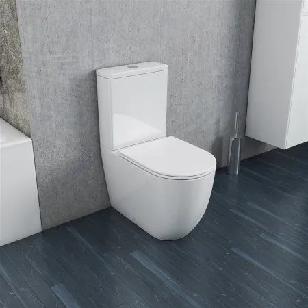 Унитаз-компакт OWL 1975 Vind Cirkel-GL OWLT190301 микролифт