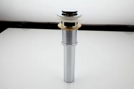 Донный клапан для раковины с переливом Frap F66-2, хром