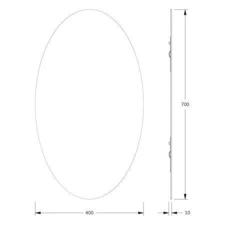 Зеркало Evoform Primary BY 0028 40x70