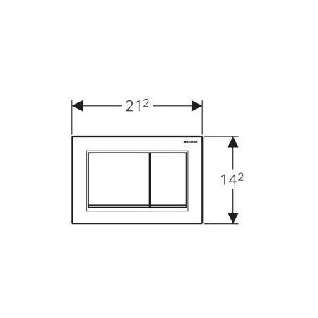 Кнопка смыва Geberit Omega 30 115.080.KN.1 хром