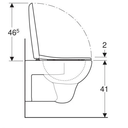 Унитаз подвесной Geberit Renova 500.802.00.1