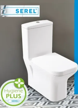 Унитаз-компакт Serel Nita NT12BM с функцией биде, микролифт - купить в Москве по низкой цене в интернет-магазине с доставкой по всей России | HITsant Унитаз-компакт Serel Nita NT12BM с функцией биде, микролифт