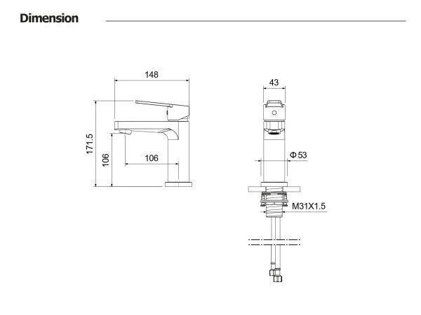 Комплект смесителей  для ванны Aquatek ЛУГАНО AQ1730CR ЛУГАНО (AQ1710CR +AQ1740CR +AQ2022CR ), хром