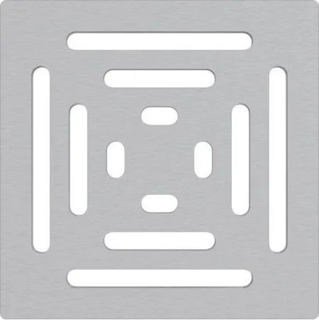 Решетка AlcaPlast MPV012 нержавеющая сталь