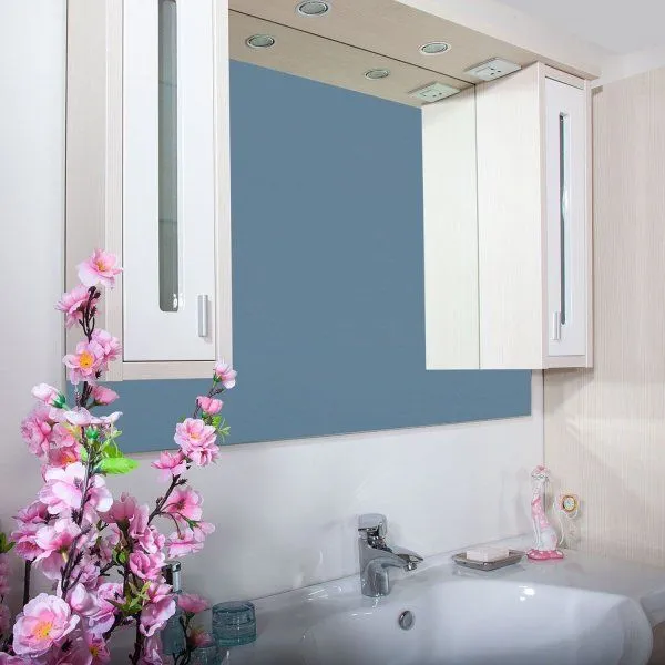 Зеркало со шкафом Бриклаер БАЛИ 120 см, светлая лиственница/белый