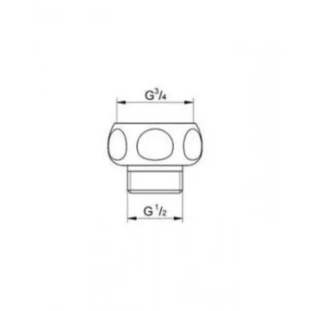 Переходник Grohe Relaxa 28817000 для душевого шланга