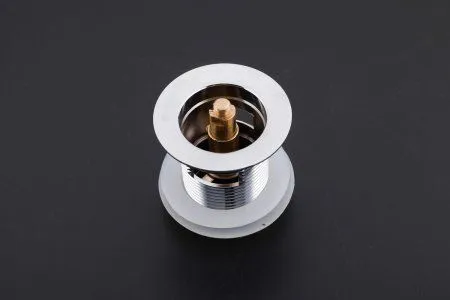 Донный клапан для раковины с переливом Frap F60-2, хром