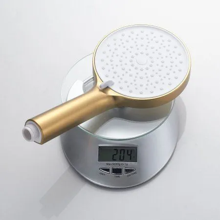 Смеситель для душевой кабины однорычажный  Shevanik S4716G, Золотой сатин