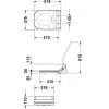 Крышка-сиденье Duravit DuraStyle SensoWash 610200002000300 микролифт