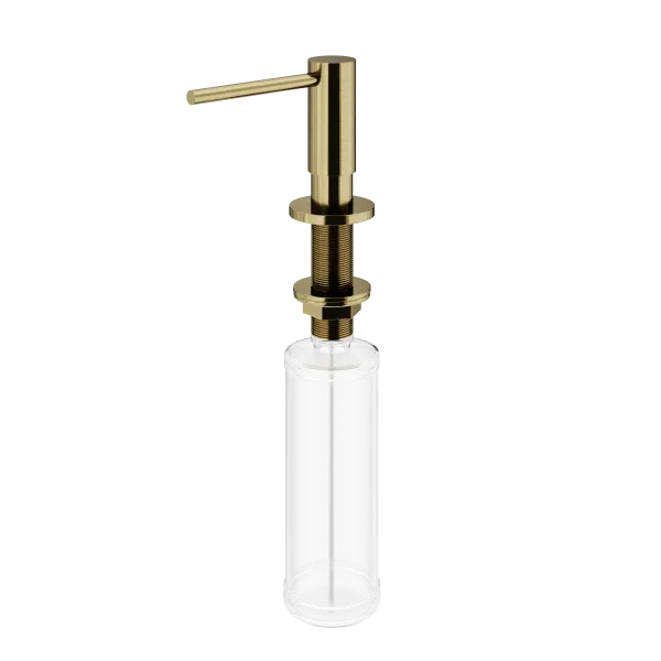 Дозатор для кухонной мойки Sancos, объем 500 мл, цвет брашированное золото,  SC40100BG