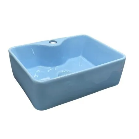 Раковина детская COMFORTY 7291B (голубая), с донным клапаном