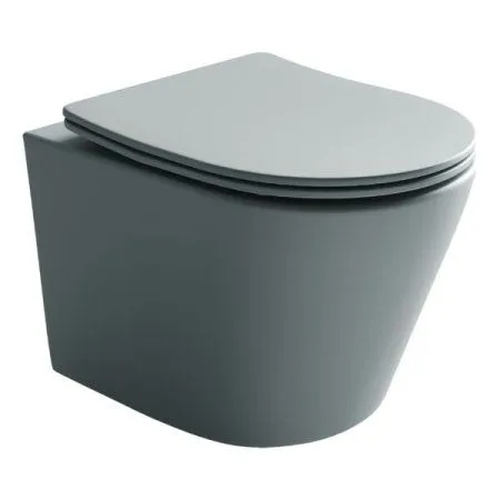 Унитаз подвесной Ceramica Nova Balearica CN6000MH антрацит матовый