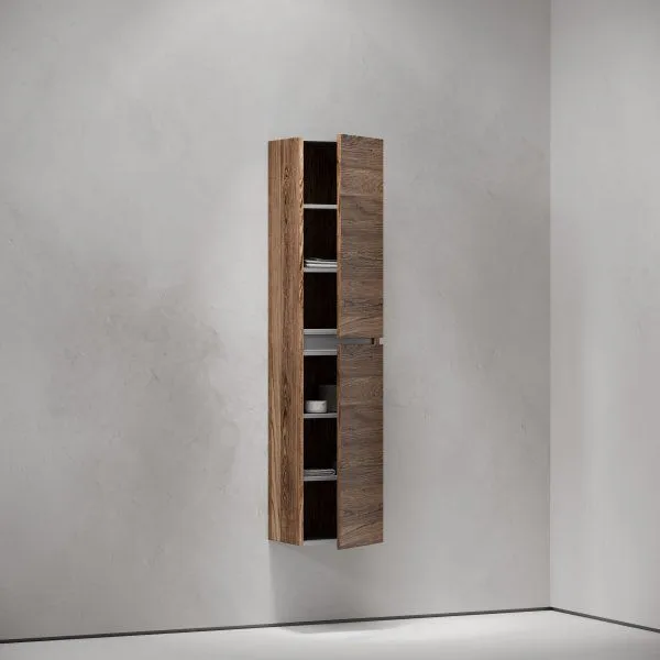 Шкаф-пенал SANCOS Urban подвесной дуб чарльстон , 350х300х1600 мм,  PUR35ECH