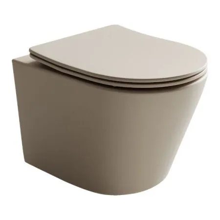 Унитаз подвесной Ceramica Nova Balearica CN6000MC капучино матовый