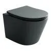 Унитаз подвесной Ceramica Nova Balearica CN6000MDH антрацит матовый темный