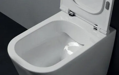 Чаша для подвесного унитаза Kerasan Tribeca 511431 безободковый, черный матовый