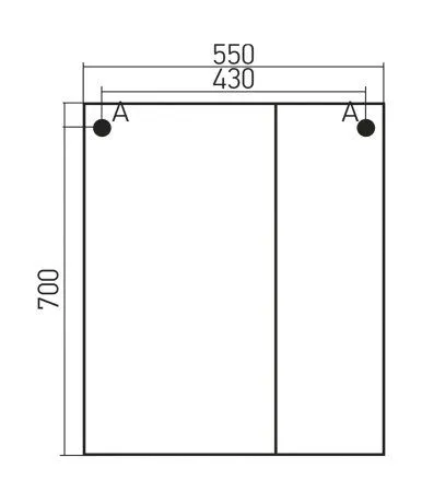 Зеркало-шкаф навесной с подсветкой MIXLINE Вилена-55 правый (524708) - купить в Москве по низкой цене в интернет-магазине с доставкой по всей России | HITsant Зеркало-шкаф навесной с подсветкой MIXLINE Вилена-55 правый (524708)