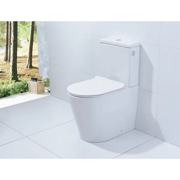 Унитаз компакт Orans WM9908 P-trap / Geberit/ Rimless / floor fixing kit (610x368x800) - купить в Москве по низкой цене в интернет-магазине с доставкой по всей России | HITsant Унитаз компакт Orans WM9908 P-trap / Geberit/ Rimless / floor fixing kit (610x368x800)