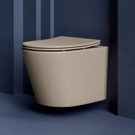 Унитаз подвесной Ceramica Nova Balearica CN6000MC капучино матовый