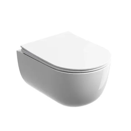 Унитаз подвесной Ceramica Nova Modena CN6063 с микролифтом, белый