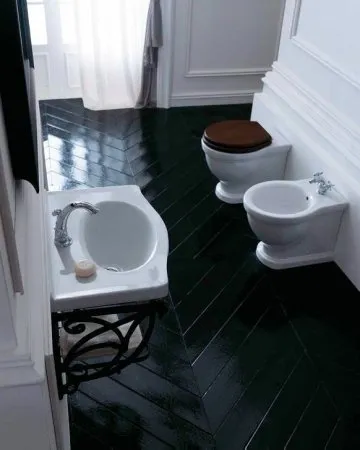 Крышка-сиденье Galassia Ethos орех, петли хром